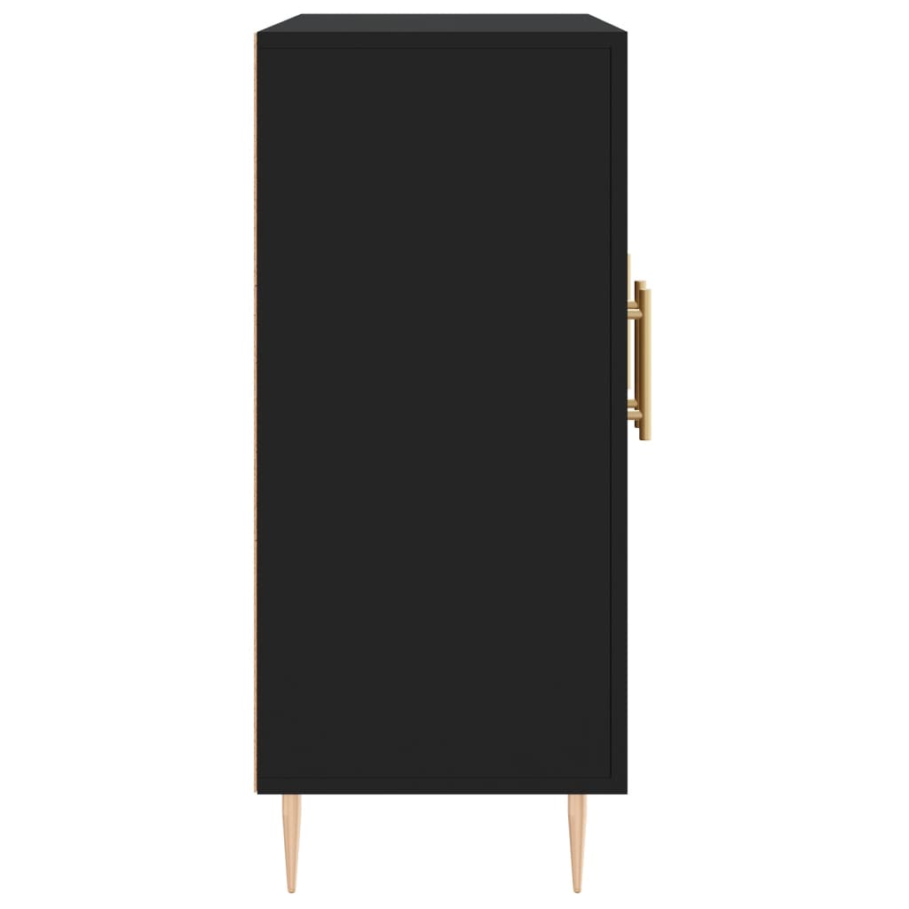 Sideboard Black 90x34x80 cm Engineered Wood