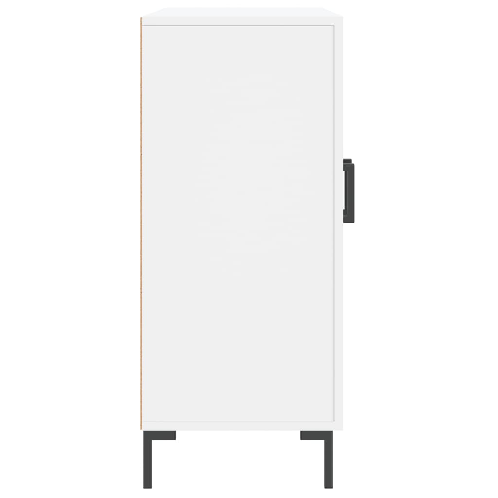 Sideboard White 90x34x80 cm Engineered Wood