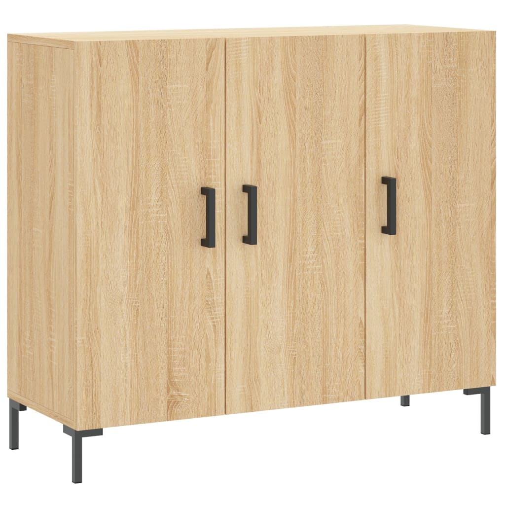 Sideboard Sonoma Oak 90x34x80 cm Engineered Wood