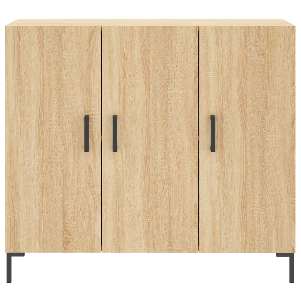 Sideboard Sonoma Oak 90x34x80 cm Engineered Wood