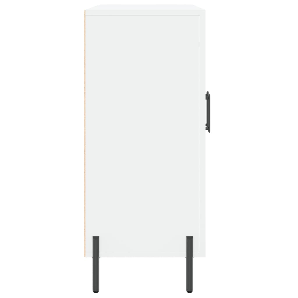 Sideboard White 90x34x80 cm Engineered Wood