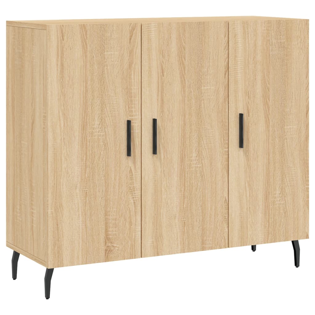 Sideboard Sonoma Oak 90x34x80 cm Engineered Wood