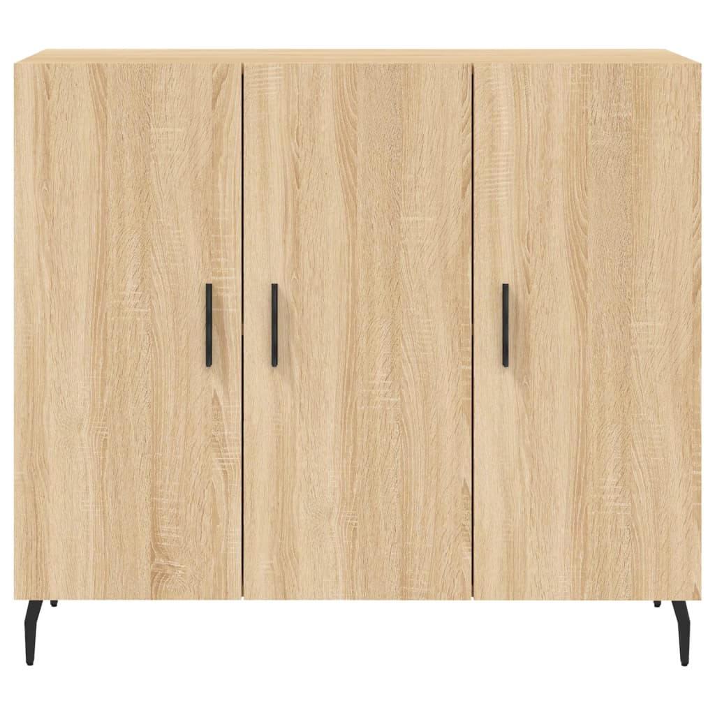 Sideboard Sonoma Oak 90x34x80 cm Engineered Wood