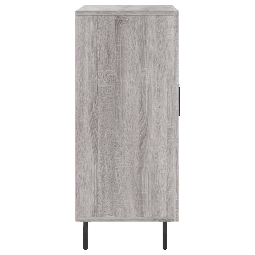Sideboard Grey Sonoma 90x34x80 cm Engineered Wood