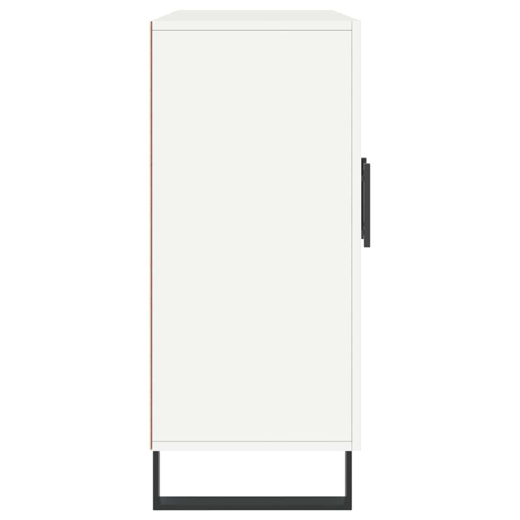 Sideboard White 90x34x80 cm Engineered Wood
