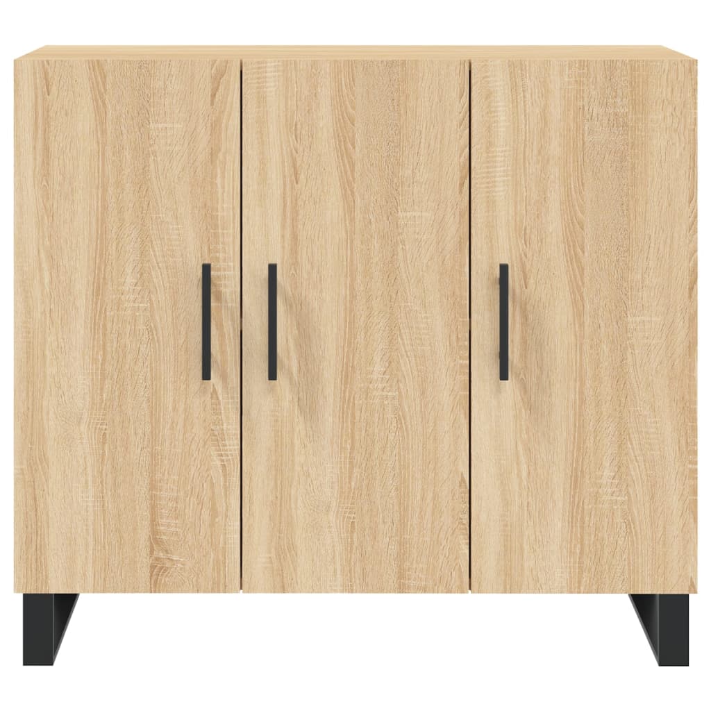 Sideboard Sonoma Oak 90x34x80 cm Engineered Wood
