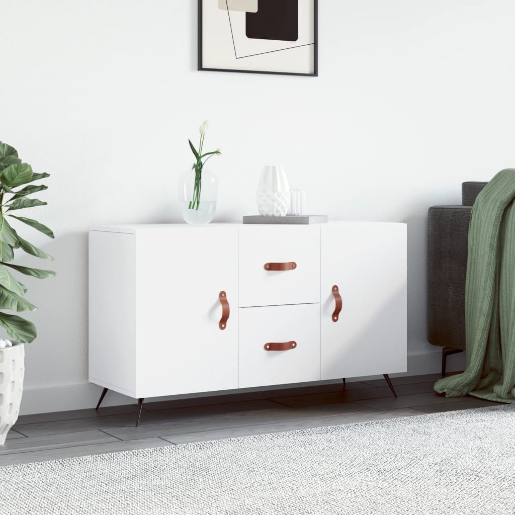 Sideboard White 100x36x60 cm Engineered Wood