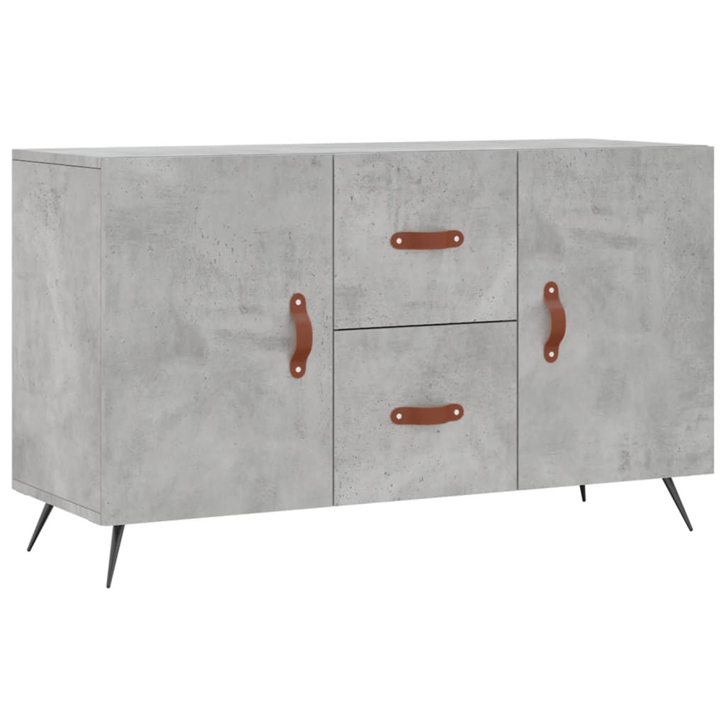 Sideboard Concrete Grey 100x36x60 cm Engineered Wood