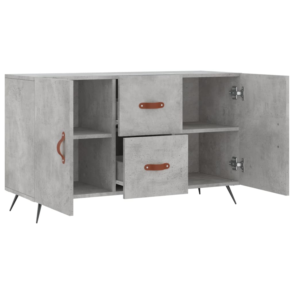Sideboard Concrete Grey 100x36x60 cm Engineered Wood