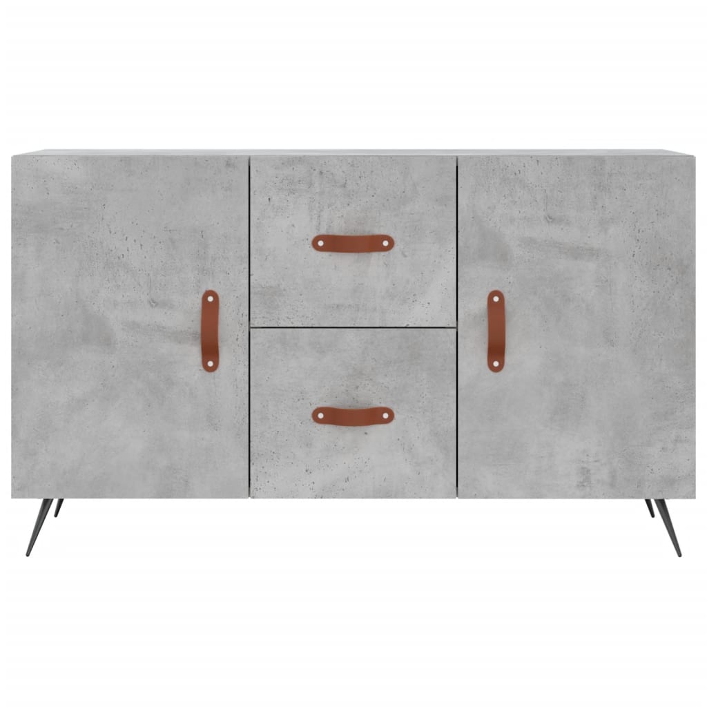 Sideboard Concrete Grey 100x36x60 cm Engineered Wood