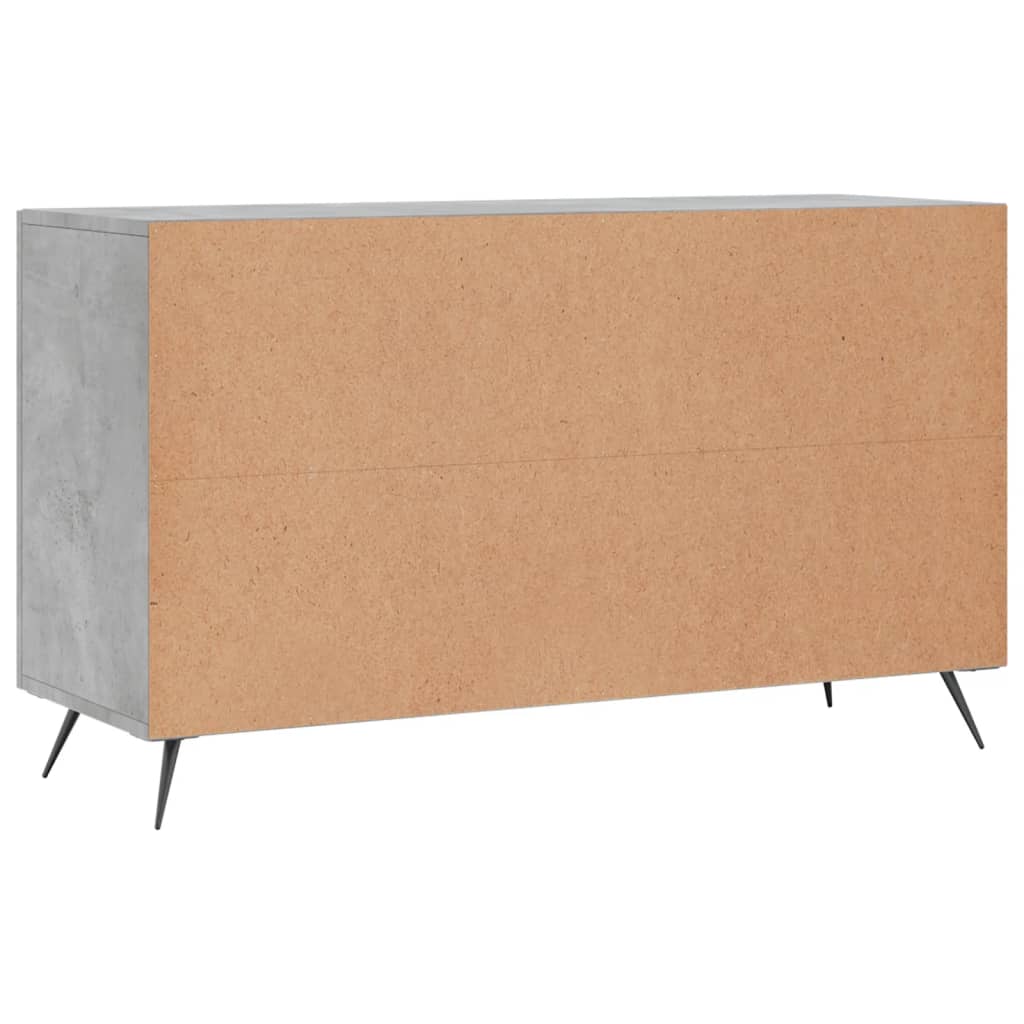 Sideboard Concrete Grey 100x36x60 cm Engineered Wood