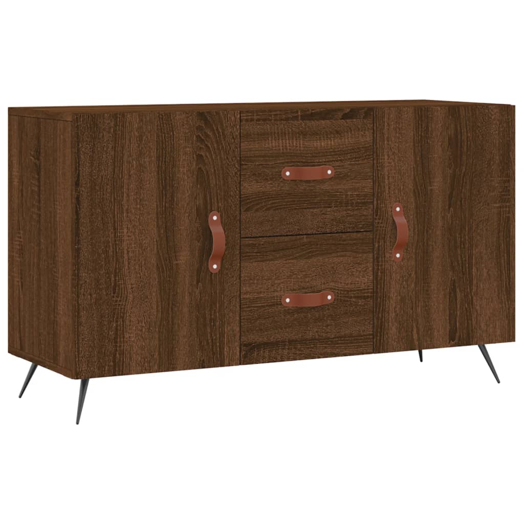 Sideboard Brown Oak 100x36x60 cm Engineered Wood