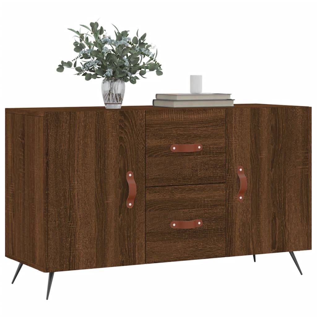 Sideboard Brown Oak 100x36x60 cm Engineered Wood