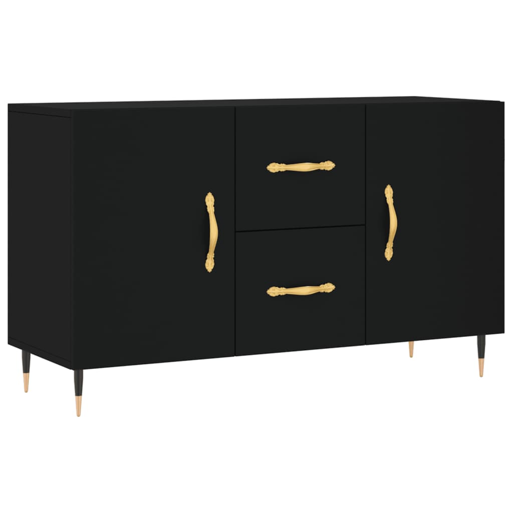 Sideboard Black 100x36x60 cm Engineered Wood
