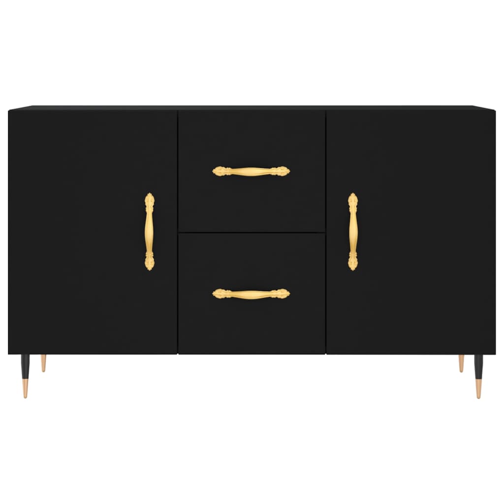 Sideboard Black 100x36x60 cm Engineered Wood