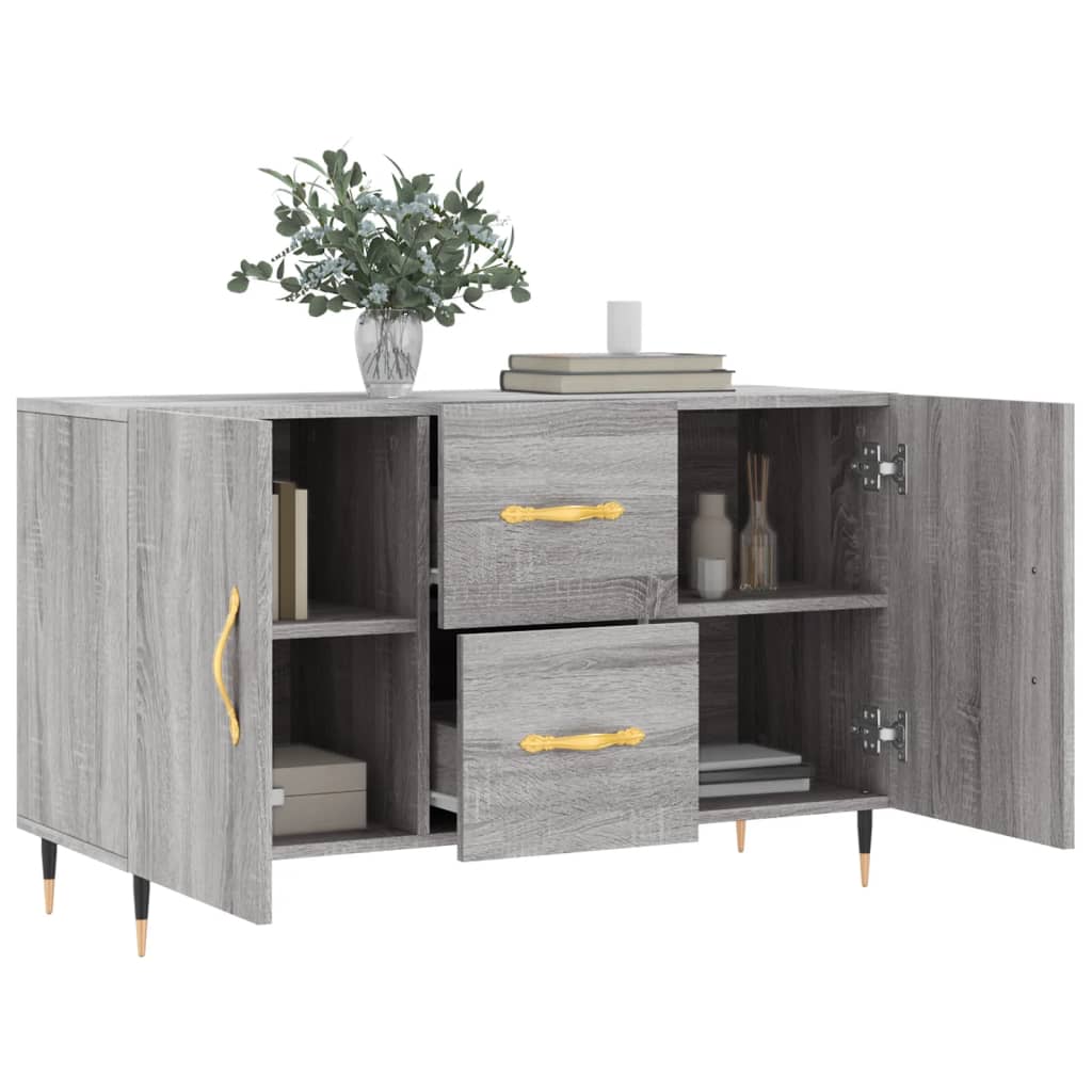 Sideboard Grey Sonoma 100x36x60 cm Engineered Wood