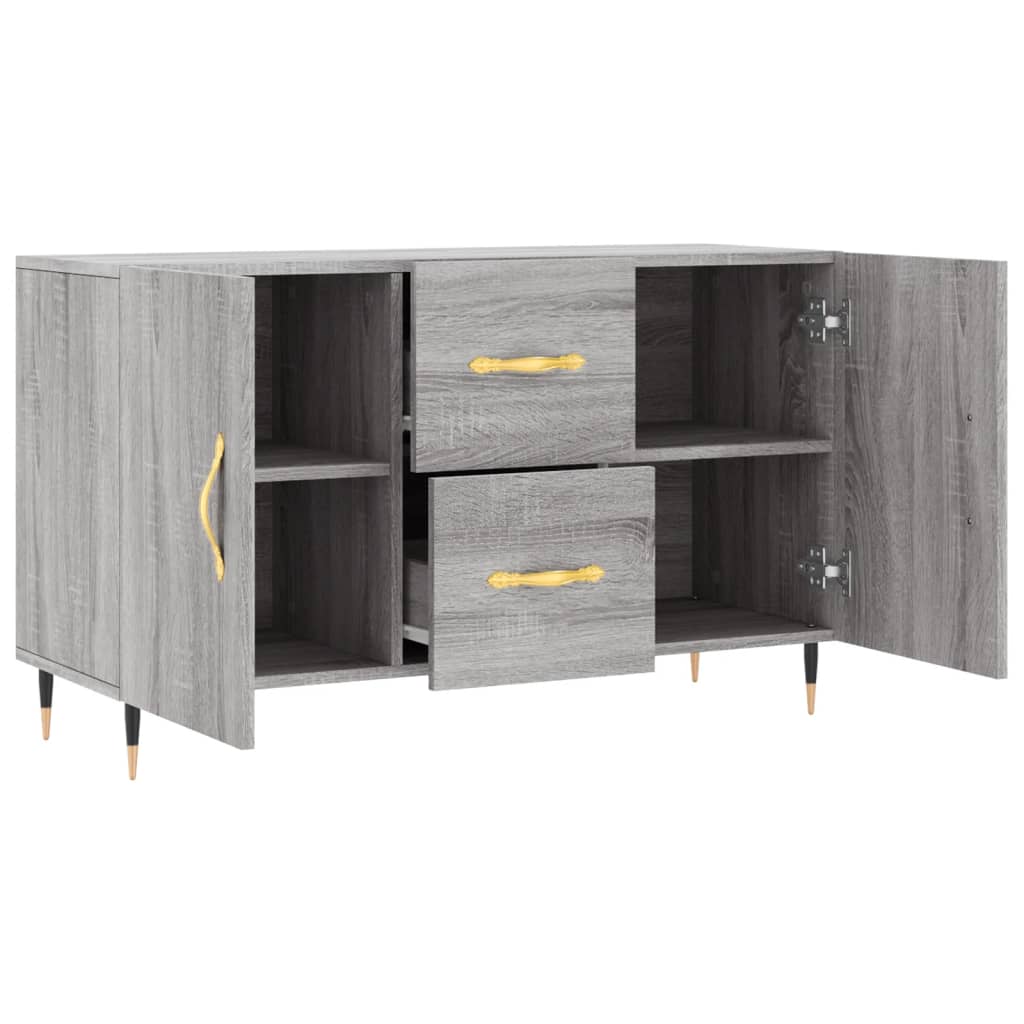 Sideboard Grey Sonoma 100x36x60 cm Engineered Wood