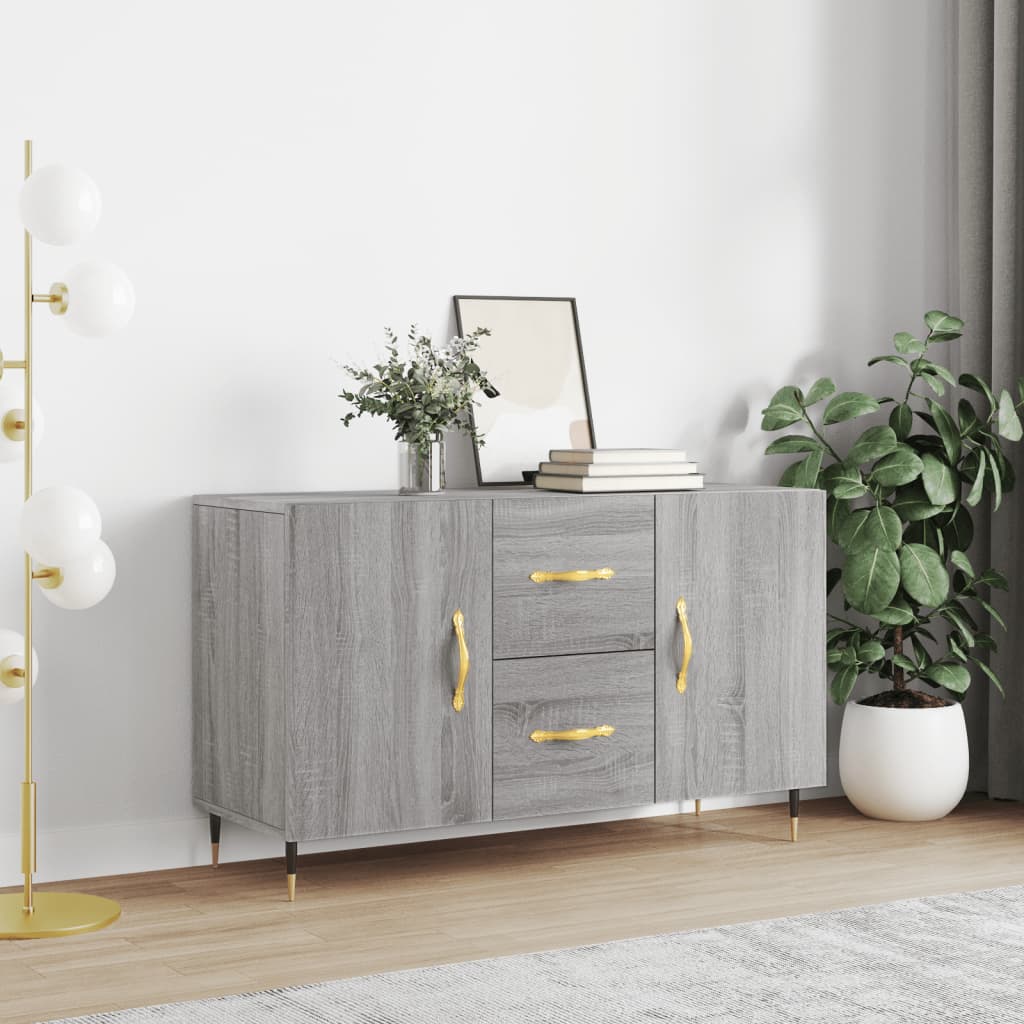 Sideboard Grey Sonoma 100x36x60 cm Engineered Wood