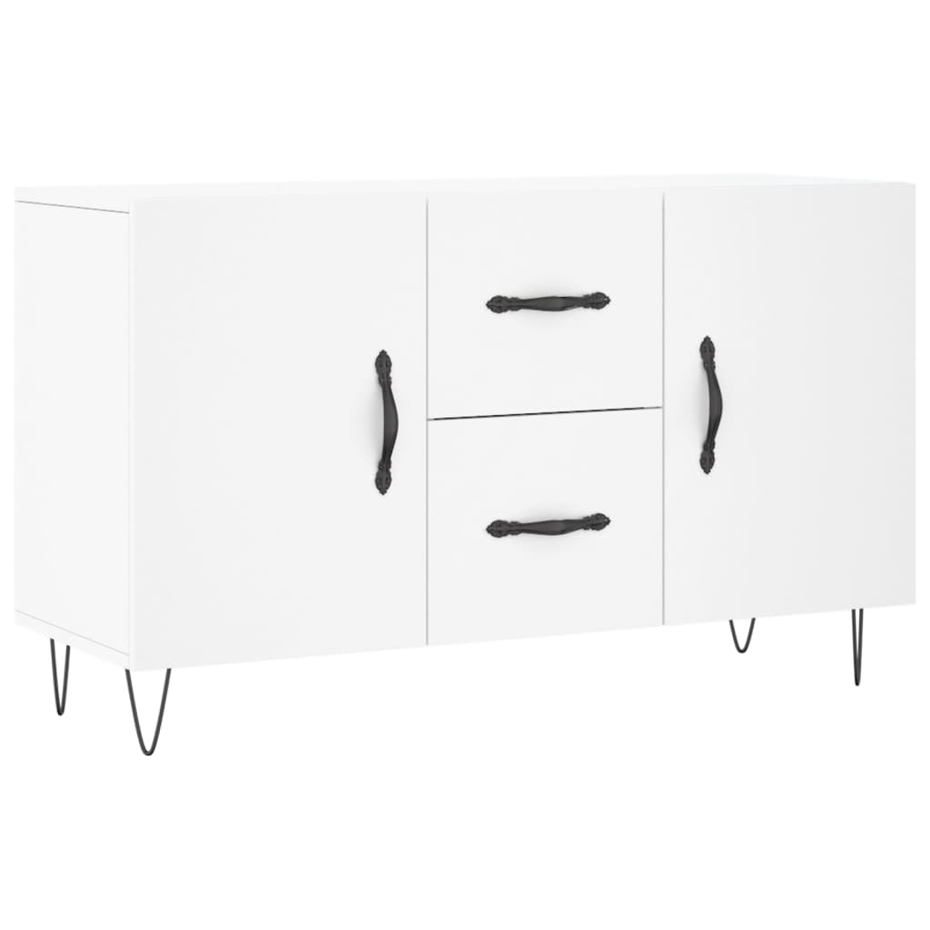 Sideboard White 100x36x60 cm Engineered Wood