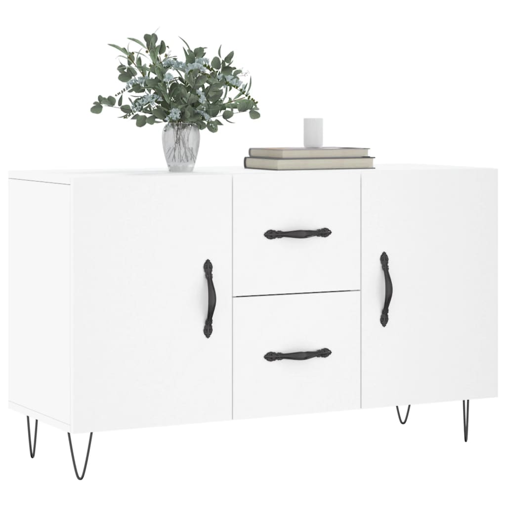 Sideboard White 100x36x60 cm Engineered Wood