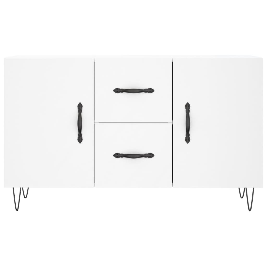 Sideboard White 100x36x60 cm Engineered Wood