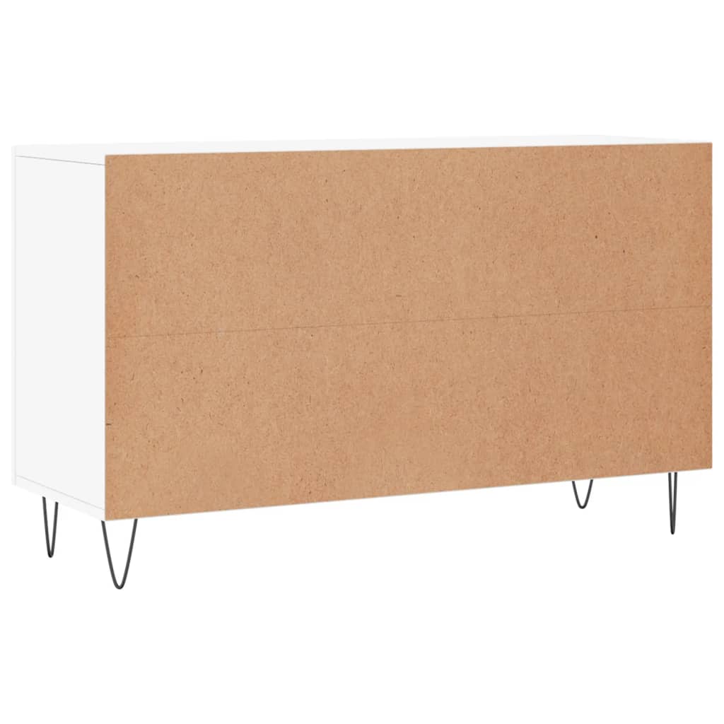 Sideboard White 100x36x60 cm Engineered Wood