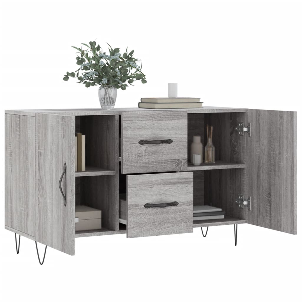 Sideboard Grey Sonoma 100x36x60 cm Engineered Wood