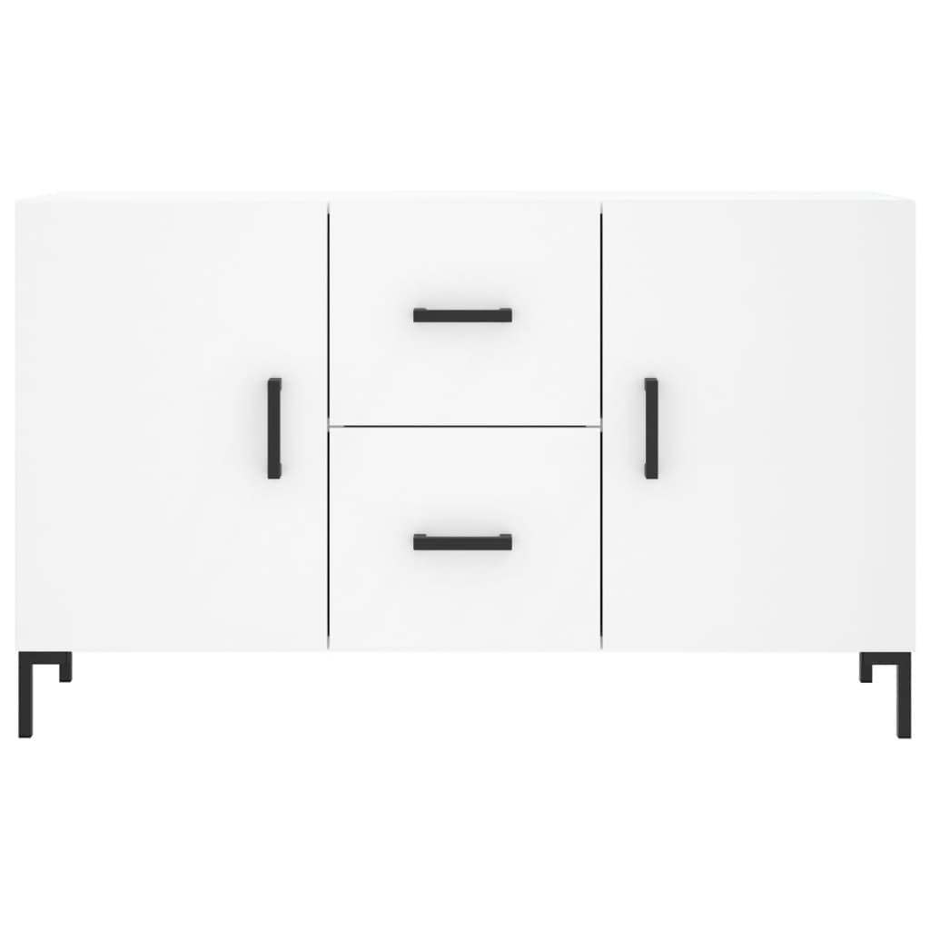 Sideboard White 100x36x60 cm Engineered Wood