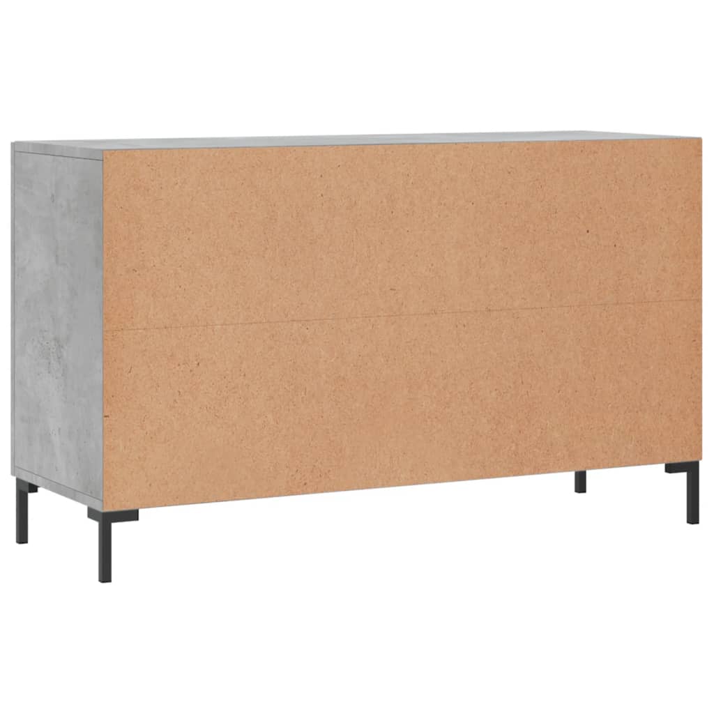 Sideboard Concrete Grey 100x36x60 cm Engineered Wood