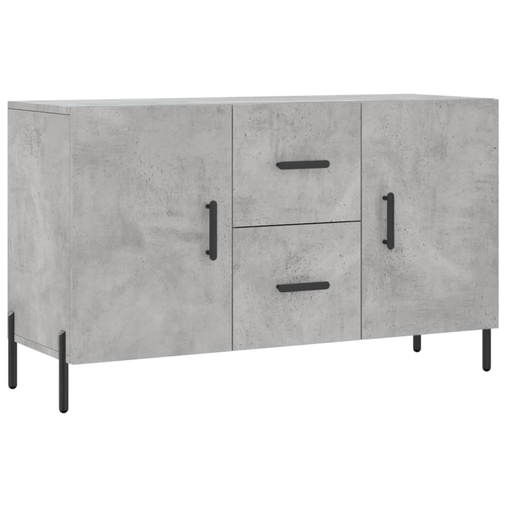 Sideboard Concrete Grey 100x36x60 cm Engineered Wood