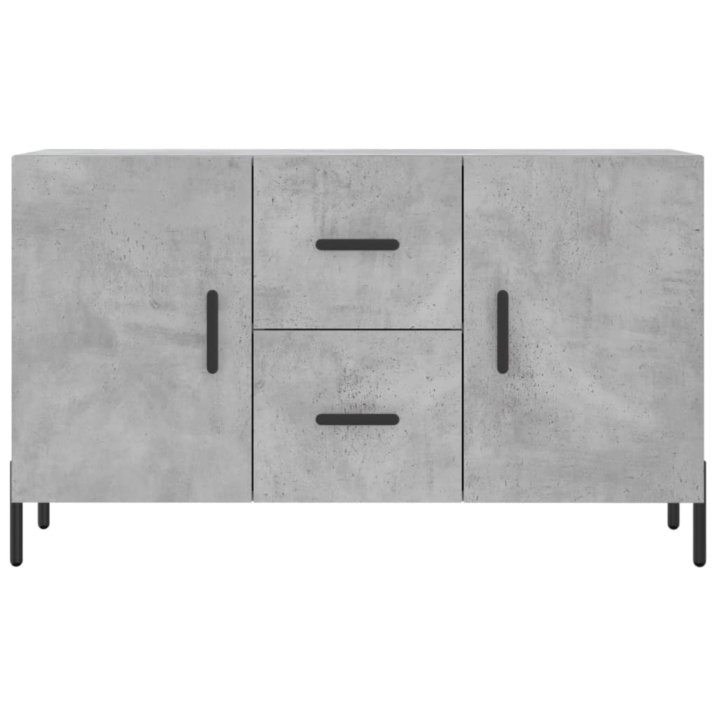 Sideboard Concrete Grey 100x36x60 cm Engineered Wood