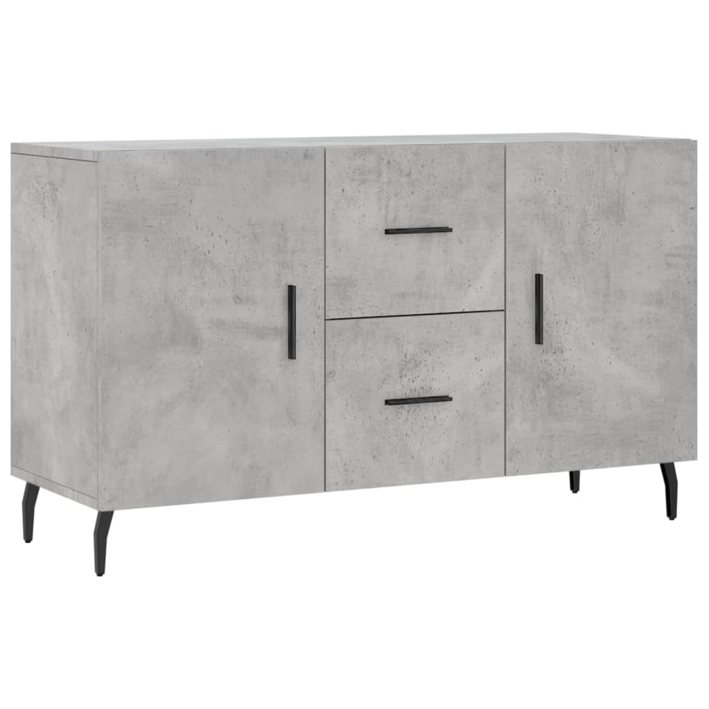 Sideboard Concrete Grey 100x36x60 cm Engineered Wood