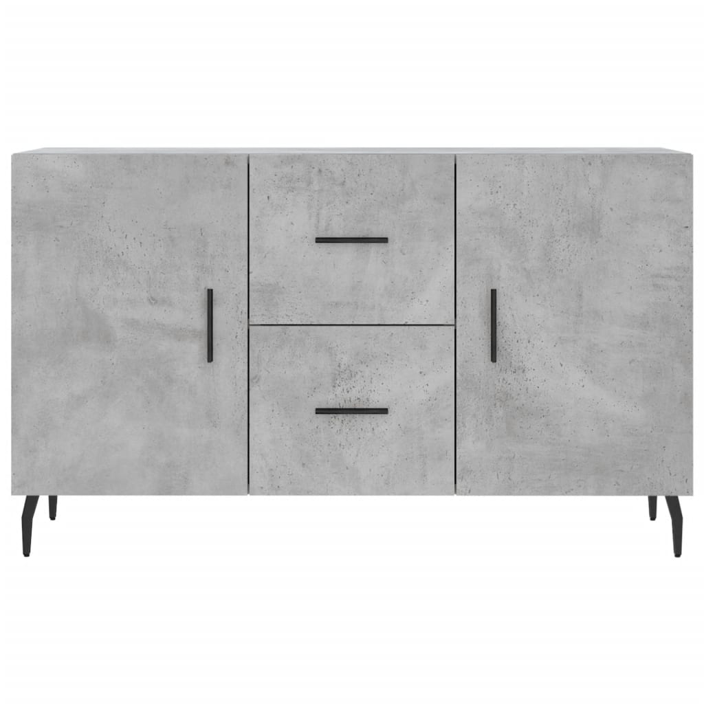 Sideboard Concrete Grey 100x36x60 cm Engineered Wood