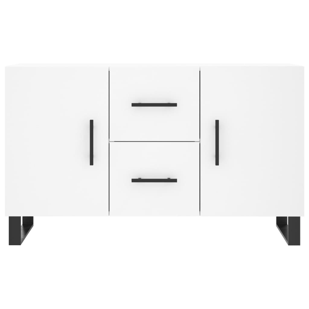 Sideboard White 100x36x60 cm Engineered Wood