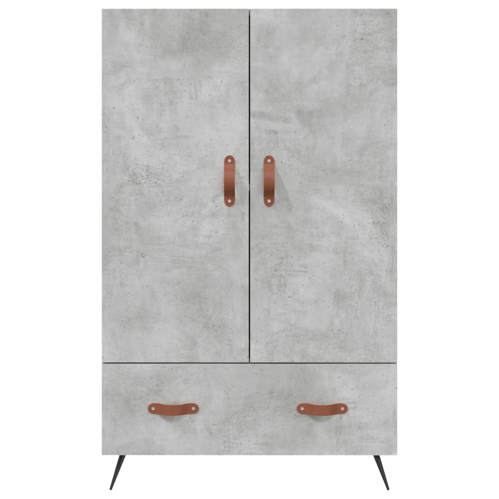 Highboard Concrete Grey 69.5x31x115 cm Engineered Wood