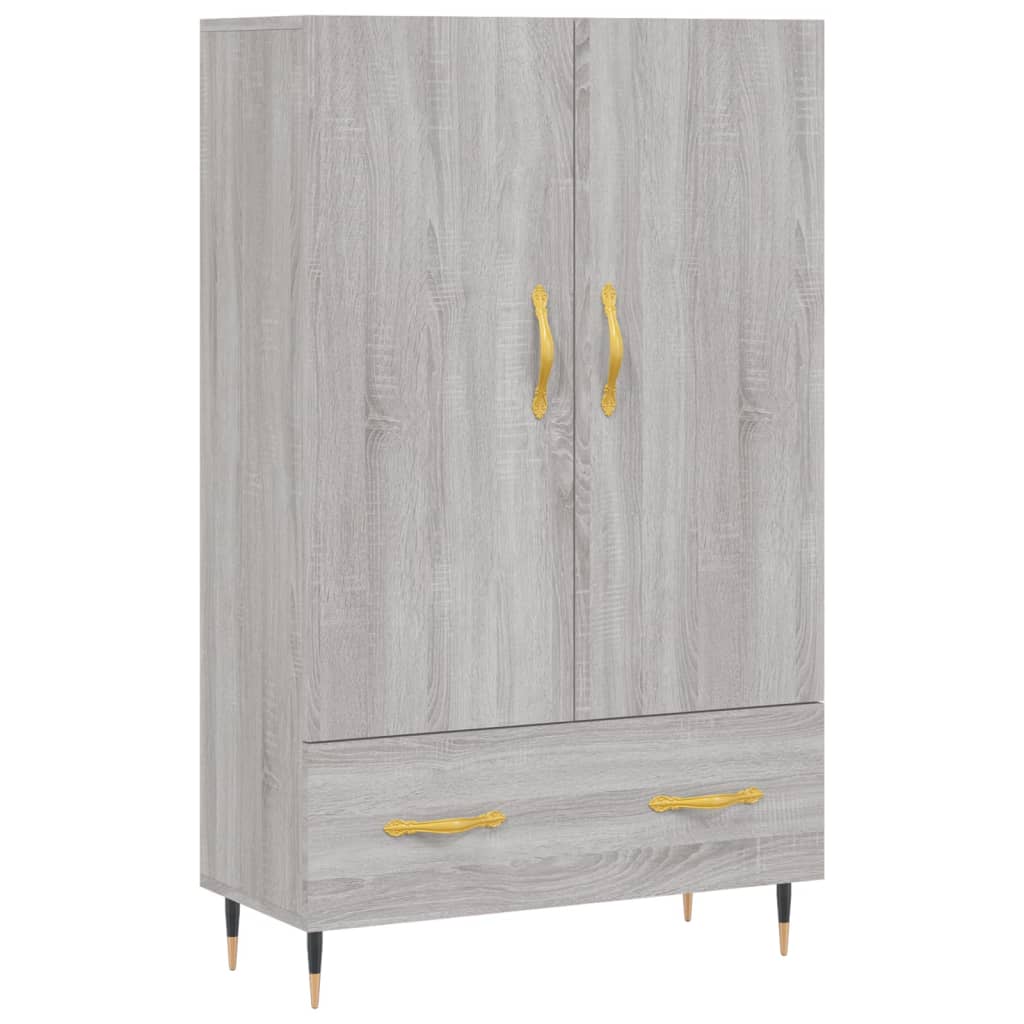 Highboard Grey Sonoma 69.5x31x115 cm Engineered Wood