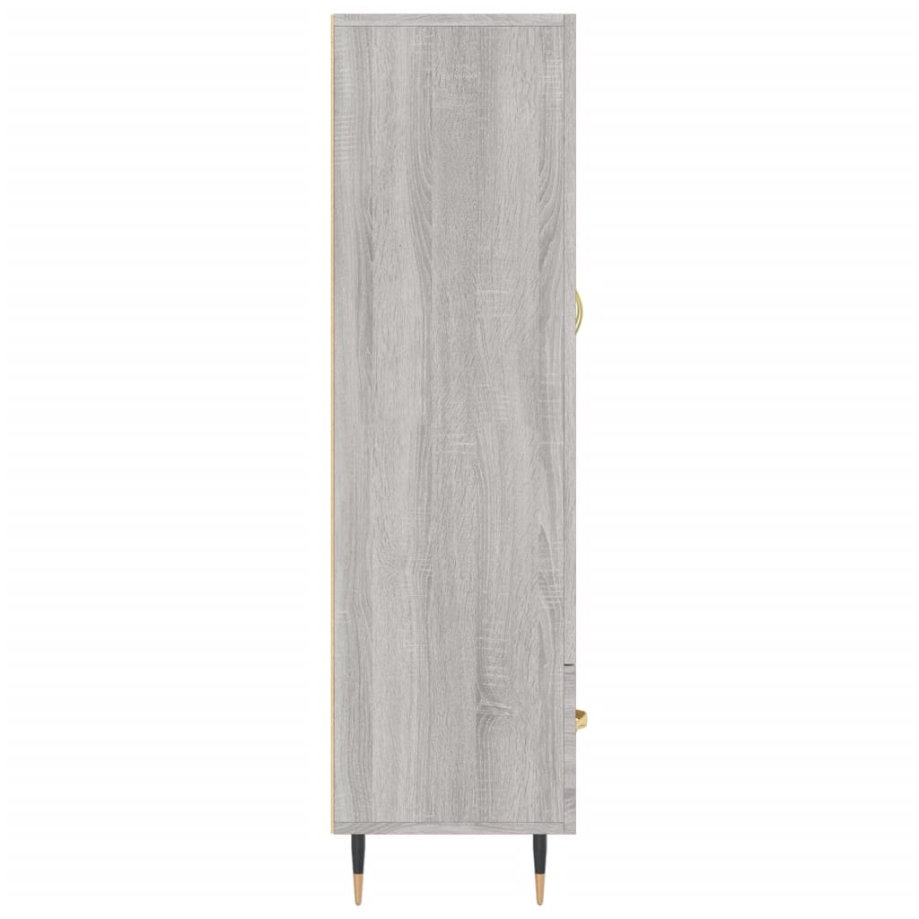 Highboard Grey Sonoma 69.5x31x115 cm Engineered Wood