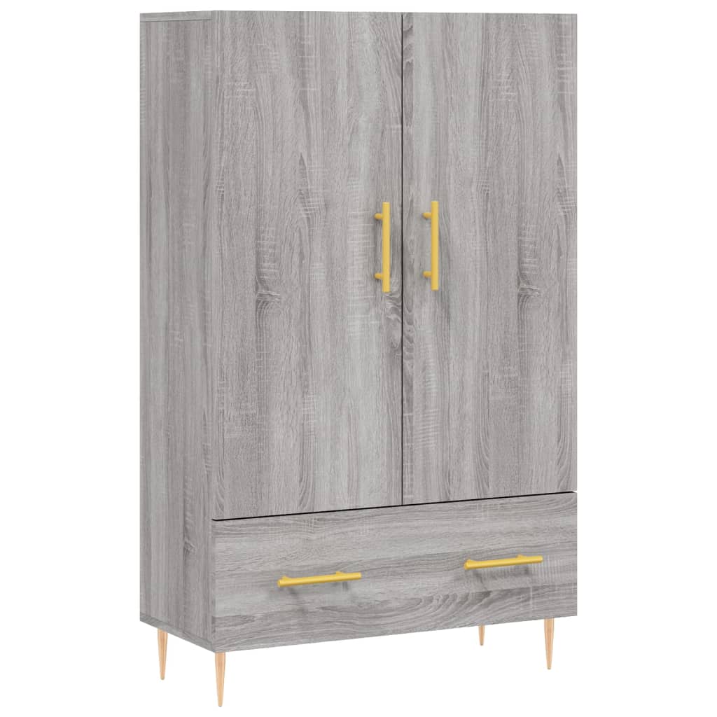 Highboard Grey Sonoma 69.5x31x115 cm Engineered Wood