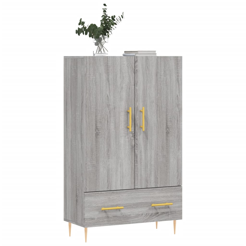 Highboard Grey Sonoma 69.5x31x115 cm Engineered Wood
