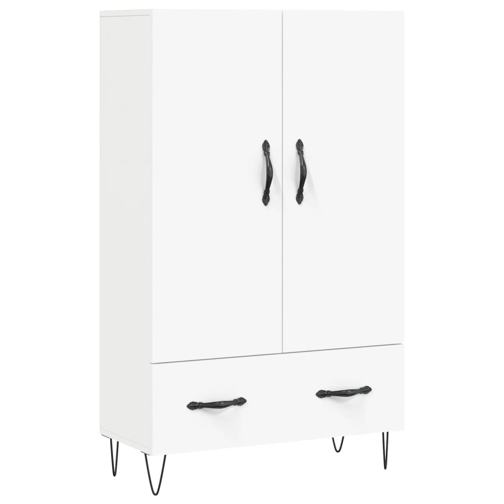 Highboard White 69.5x31x115 cm Engineered Wood