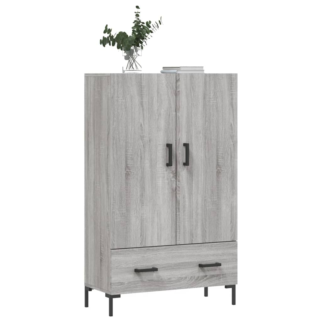 Highboard Grey Sonoma 69.5x31x115 cm Engineered Wood