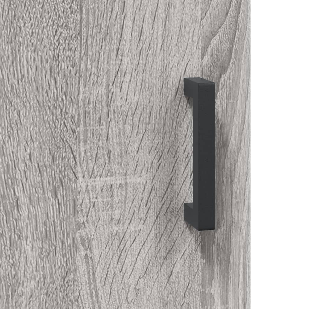 Highboard Grey Sonoma 69.5x31x115 cm Engineered Wood