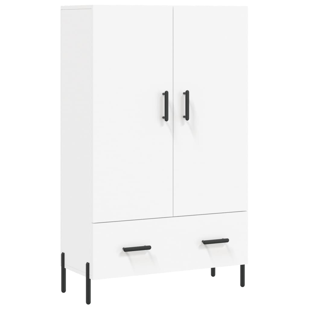 Highboard White 69.5x31x115 cm Engineered Wood