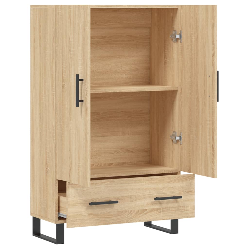 Highboard Sonoma Oak 69.5x31x115 cm Engineered Wood