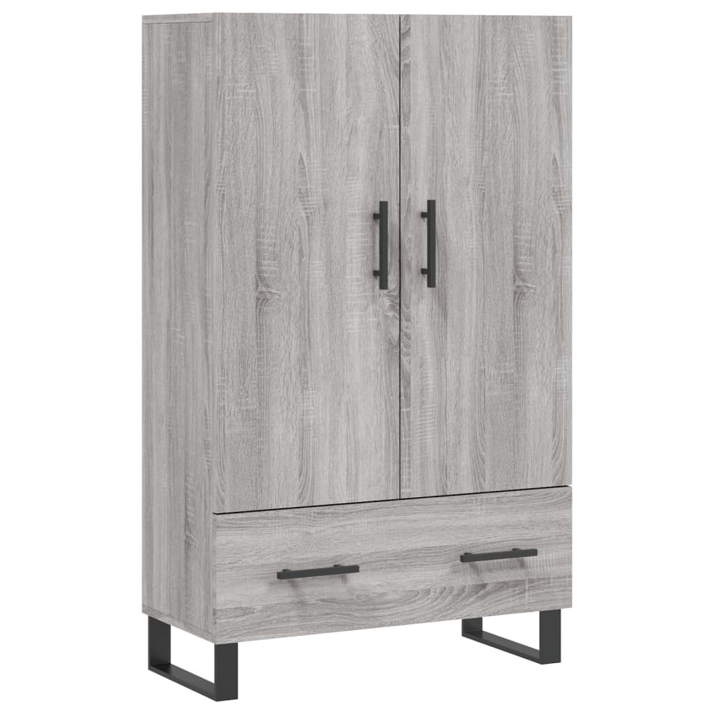 Highboard Grey Sonoma 69.5x31x115 cm Engineered Wood