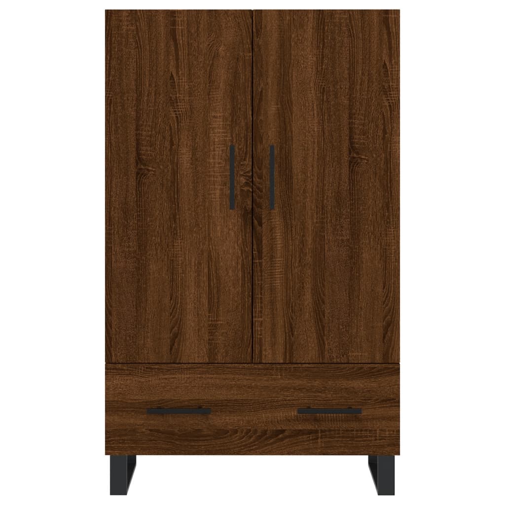 Highboard Brown Oak 69.5x31x115 cm Engineered Wood