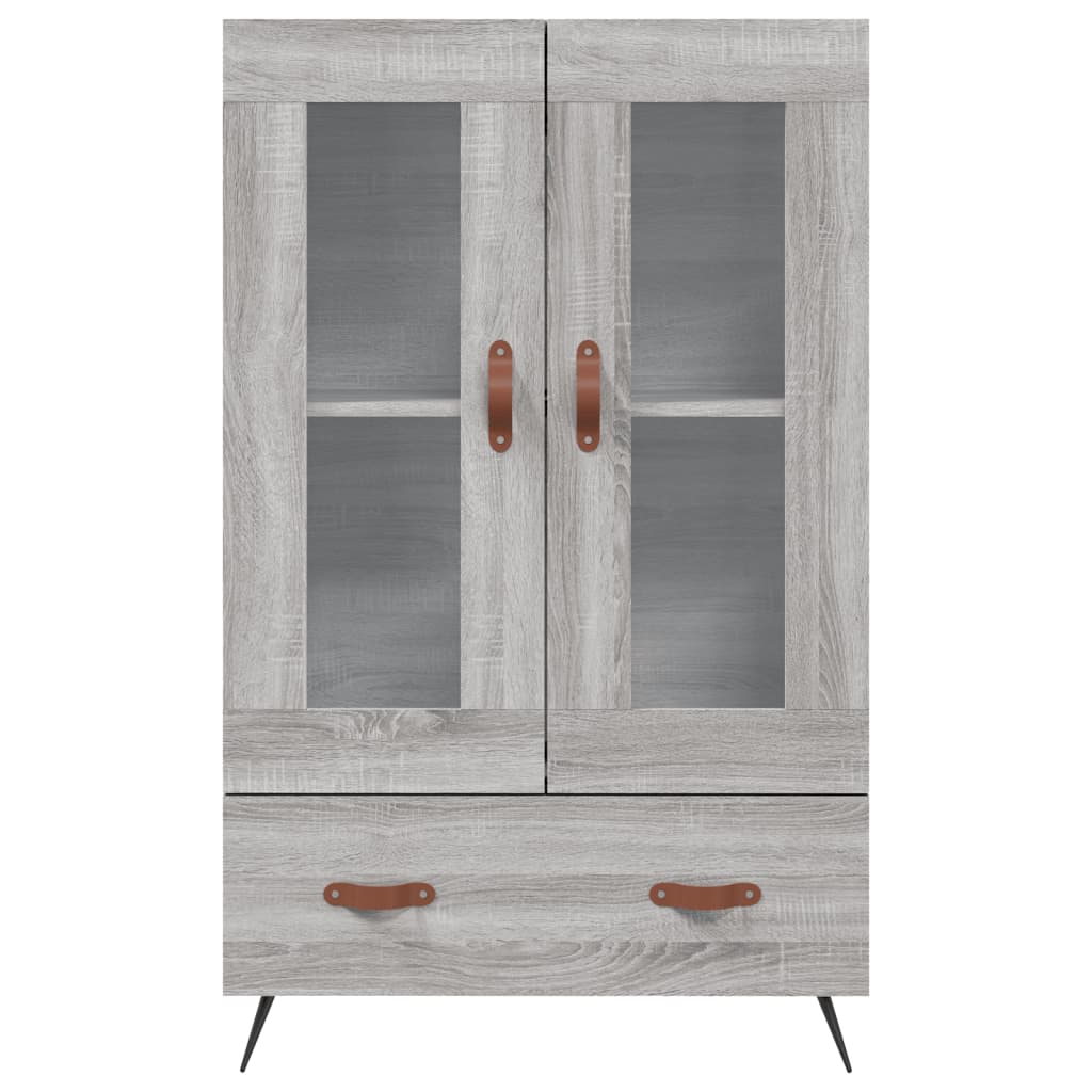 Highboard Grey Sonoma 69.5x31x115 cm Engineered Wood