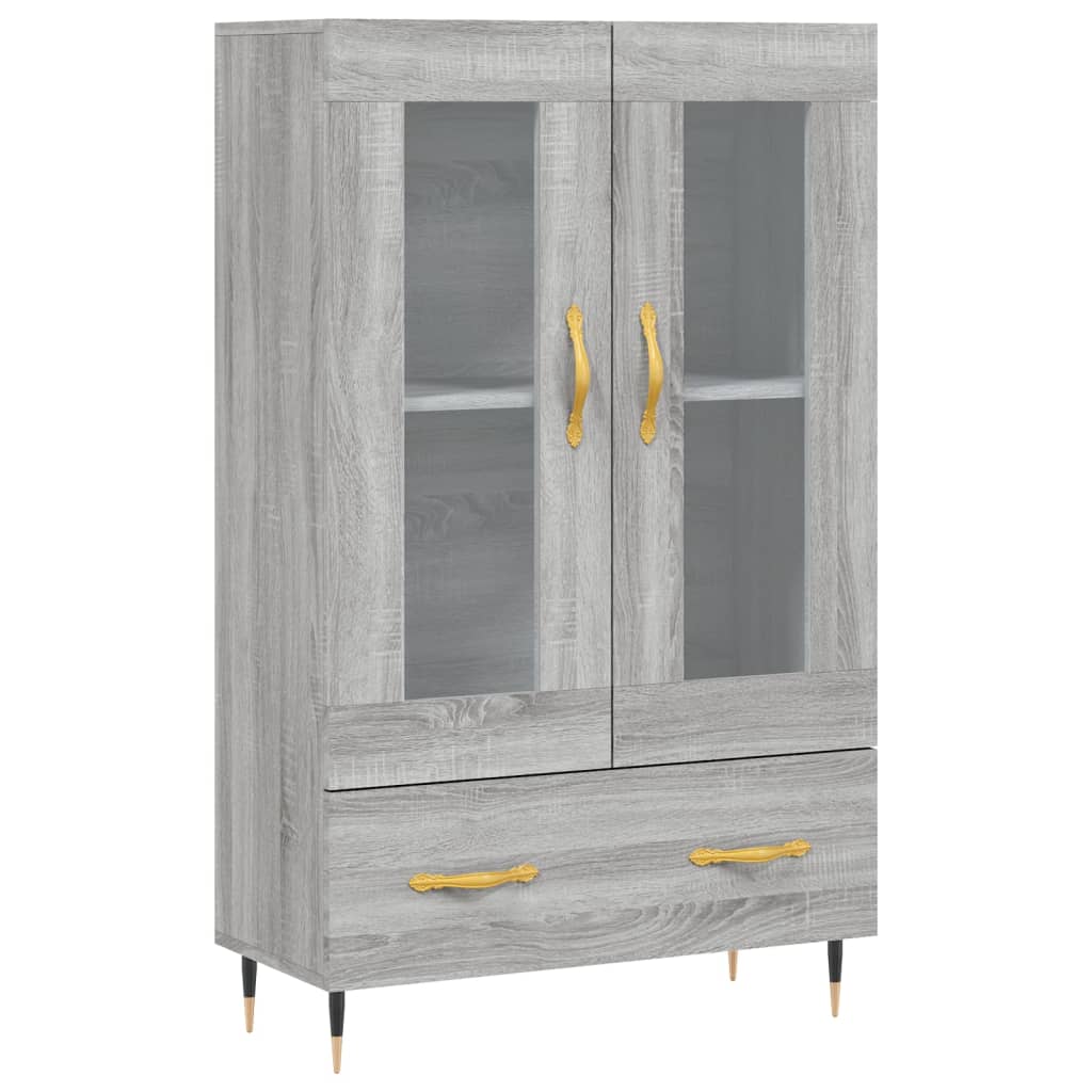 Highboard Grey Sonoma 69.5x31x115 cm Engineered Wood