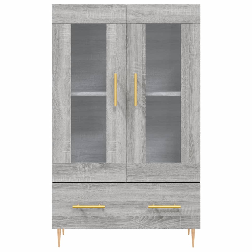 Highboard Grey Sonoma 69.5x31x115 cm Engineered Wood