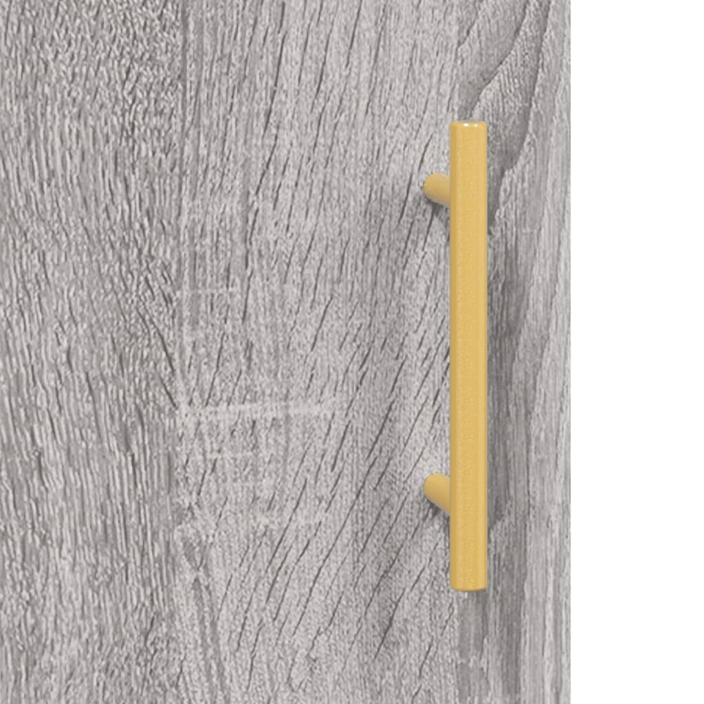 Highboard Grey Sonoma 69.5x31x115 cm Engineered Wood